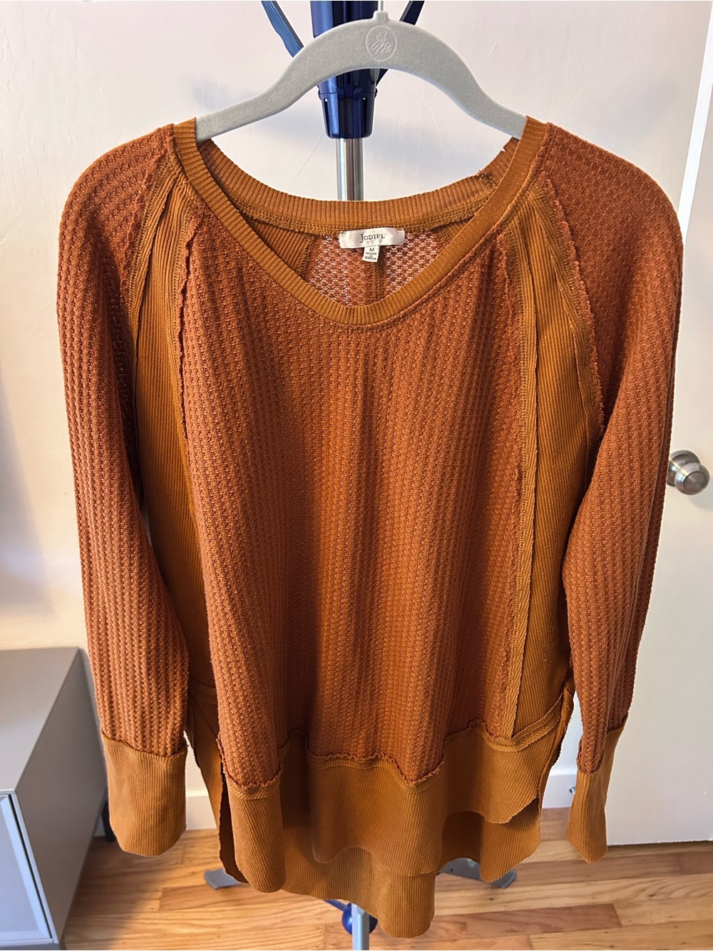 Waffle Knit Sweater